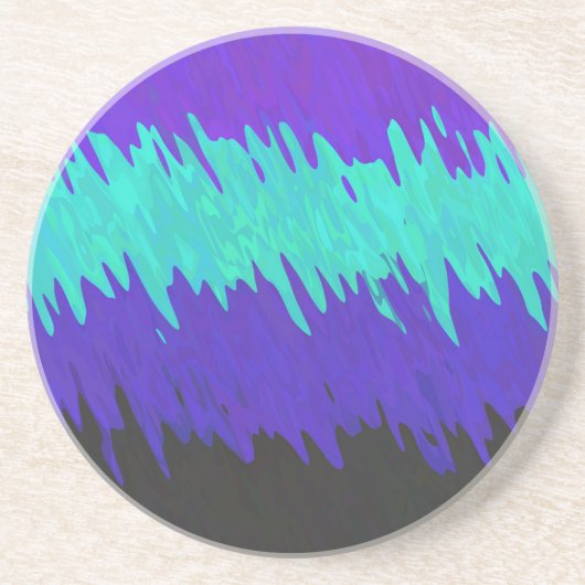Trippy-Squiggg-Abstrakt-Alexigender-Pride-Flag Getränkeuntersetzer (Vorne)