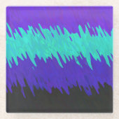 Trippy-Squiggg-Abstrakt-Alexigender-Pride-Flag Glasuntersetzer (Vorderseite)