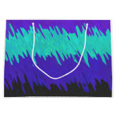 Trippy-Squiggg-Abstrakt-Alexigender-Pride-Flag Große Geschenktüte (Vorderseite)