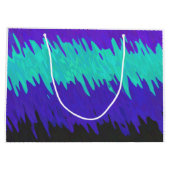 Trippy-Squiggg-Abstrakt-Alexigender-Pride-Flag Große Geschenktüte (Rückseite)