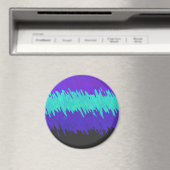 Trippy-Squiggg-Abstrakt-Alexigender-Pride-Flag Magnet (In Situ (Geschirrspüler))