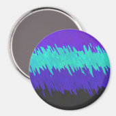 Trippy-Squiggg-Abstrakt-Alexigender-Pride-Flag Magnet (Vorderseite/Rückseite)