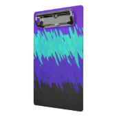 Trippy-Squiggg-Abstrakt-Alexigender-Pride-Flag Mini Klemmbrett (Gewinkelt2)