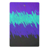 Trippy-Squiggg-Abstrakt-Alexigender-Pride-Flag Mini Klemmbrett (Rückseite)