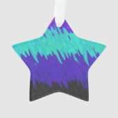 Trippy-Squiggg-Abstrakt-Alexigender-Pride-Flag Ornament (Rückseite)