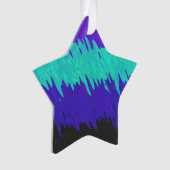 Trippy-Squiggg-Abstrakt-Alexigender-Pride-Flag Ornament (Vorderseite)