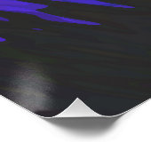 Trippy-Squiggg-Abstrakt-Alexigender-Pride-Flag Poster (Ecke)