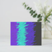 Trippy-Squiggg-Abstrakt-Alexigender-Pride-Flag Postkarte (Stehend Vorderseite)