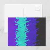 Trippy-Squiggg-Abstrakt-Alexigender-Pride-Flag Postkarte (Vorne/Hinten)
