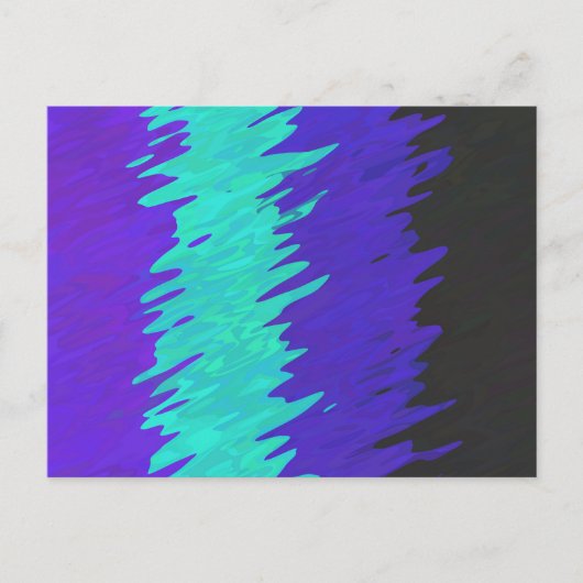 Trippy-Squiggg-Abstrakt-Alexigender-Pride-Flag Postkarte (Vorderseite)