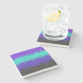 Trippy-Squiggg-Abstrakt-Alexigender-Pride-Flag Steinuntersetzer (Seitenansicht)