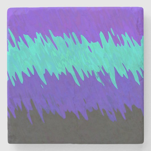 Trippy-Squiggg-Abstrakt-Alexigender-Pride-Flag Steinuntersetzer (Vorderseite)