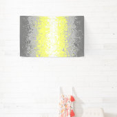 Trippy Squiggg Abstrakt Demigender Pride Flag Banner (InSitu)