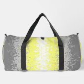 Trippy Squiggg Abstrakt Demigender Pride Flag Duffle Bag (Rückseite)