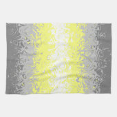Trippy Squiggg Abstrakt Demigender Pride Flag Geschirrtuch (Horizontal)