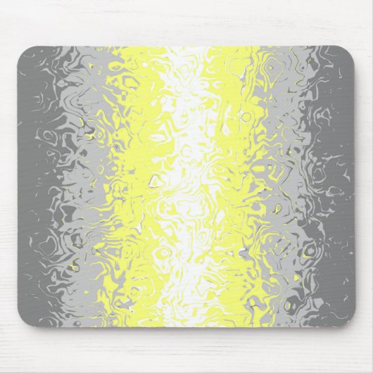 Trippy Squiggg Abstrakt Demigender Pride Flag Mousepad (Vorne)