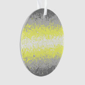 Trippy Squiggg Abstrakt Demigender Pride Flag Ornament (Vorderseite)
