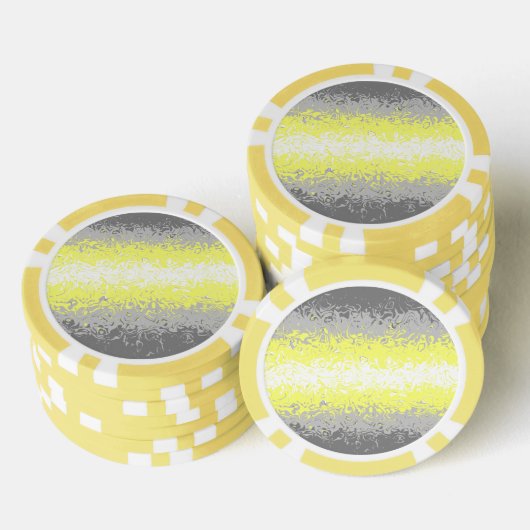 Trippy Squiggg Abstrakt Demigender Pride Flag Pokerchips (Stapel)