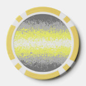 Trippy Squiggg Abstrakt Demigender Pride Flag Pokerchips (Rückseite)