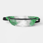Trippy Squiggg Abstrakt Grayromantic Pride Flag Bauchtasche (Vorderseite)