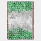 Trippy Squiggg Abstrakt Grayromantic Pride Flag Decke (Vorderseite Vertikal)