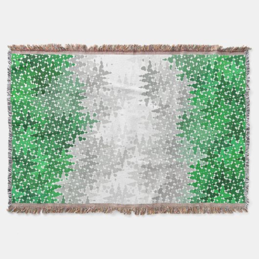 Trippy Squiggg Abstrakt Grayromantic Pride Flag Decke (Vorderseite)
