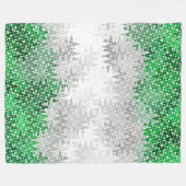 Trippy Squiggg Abstrakt Grayromantic Pride Flag Fleecedecke (Vorderseite (Horizontal))