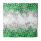 Trippy Squiggg Abstrakt Grayromantic Pride Flag Fliese (Vorderseite)