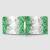 Trippy Squiggg Abstrakt Grayromantic Pride Flag Gästebuch (Voll)