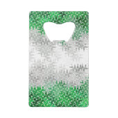 Trippy Squiggg Abstrakt Grayromantic Pride Flag Geldbeutel Flaschenöffner (Vorderseite)