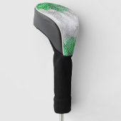 Trippy Squiggg Abstrakt Grayromantic Pride Flag Golf Headcover (angewinkelt)