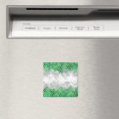 Trippy Squiggg Abstrakt Grayromantic Pride Flag Magnet (In Situ (Geschirrspüler))