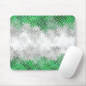 Trippy Squiggg Abstrakt Grayromantic Pride Flag Mousepad (Mit Mouse)