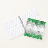 Trippy Squiggg Abstrakt Grayromantic Pride Flag Notizblock (Innenseite)