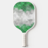 Trippy Squiggg Abstrakt Grayromantic Pride Flag Pickleball Schläger (Vorderseite)