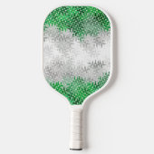 Trippy Squiggg Abstrakt Grayromantic Pride Flag Pickleball Schläger (Rückseite)