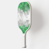Trippy Squiggg Abstrakt Grayromantic Pride Flag Pickleball Schläger (Links)