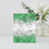 Trippy Squiggg Abstrakt Grayromantic Pride Flag Postkarte (Stehend Vorderseite)