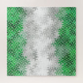 Trippy Squiggg Abstrakt Grayromantic Pride Flag Puzzle (Horizontal)