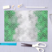 Trippy Squiggg Abstrakt Grayromantic Pride Flag Seidenpapier (Handwerk)