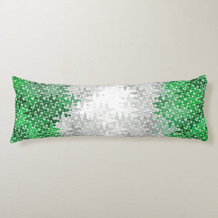 Trippy Squiggg Abstrakt Grayromantic Pride Flag Seitenschläferkissen