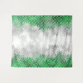 Trippy Squiggg Abstrakt Grayromantic Pride Flag Wandteppich (Vorderseite (Horizontal))