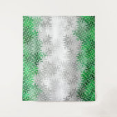Trippy Squiggg Abstrakt Grayromantic Pride Flag Wandteppich (Vorderseite)