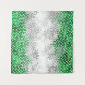 Trippy Squiggg Abstrakt Grayromantic Pride Flag Wandteppich (Vorderseite (Horizontal))