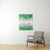Trippy Squiggg Abstrakt Grayromantic Pride Flag Wandteppich (Beispiel)