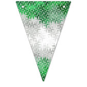 Trippy Squiggg Abstrakt Grayromantic Pride Flag Wimpelkette (Dritte Fahne)