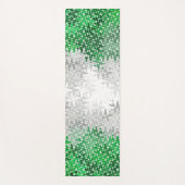 Trippy Squiggg Abstrakt Grayromantic Pride Flag Yogamatte (Vorderseite)