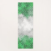 Trippy Squiggg Abstrakt Grayromantic Pride Flag Yogamatte (Rückseite)