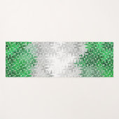 Trippy Squiggg Abstrakt Grayromantic Pride Flag Yogamatte (Vorderseite (Horizontal))