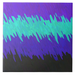 Trippy Squiggly Abstract Alexigender Stolzflagge Fliese